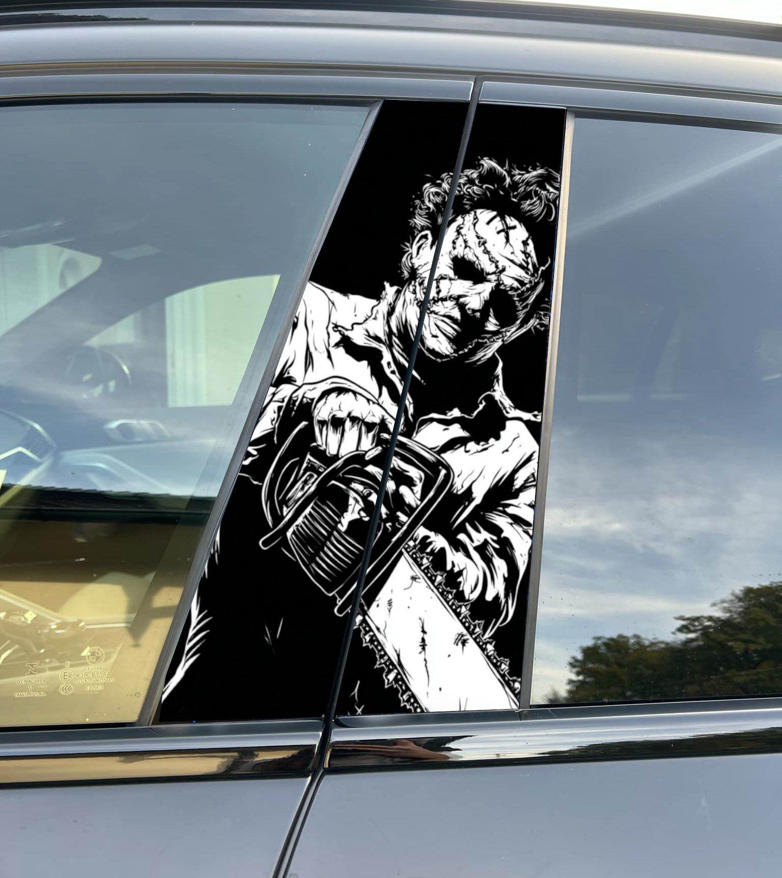 Leatherface Car Pillar Wrap Universal Fit