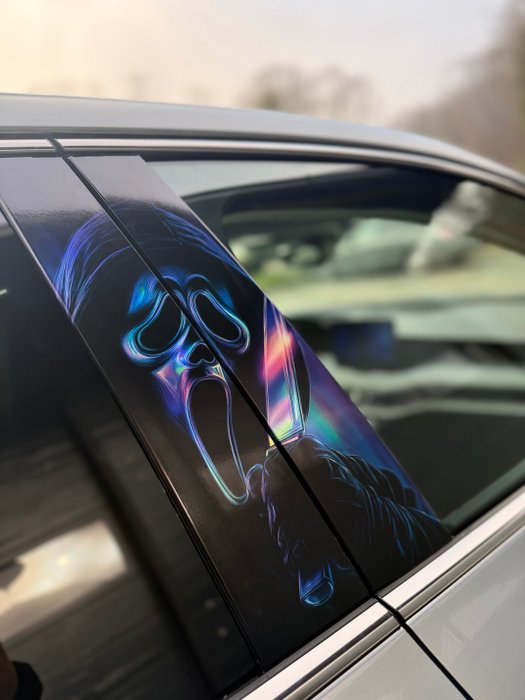 Ghostface Holographic B-Pillar Vinyl – Limited Art Edition (50 pcs Worldwide)