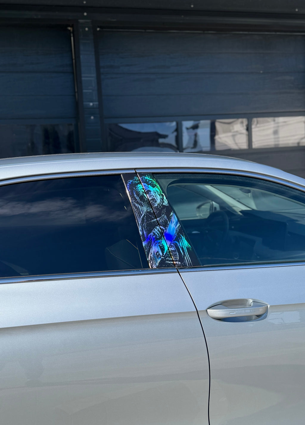 Leatherface Holographic Car Pillar Vinyl Limited Art Edition (50 pcs Worldwide)