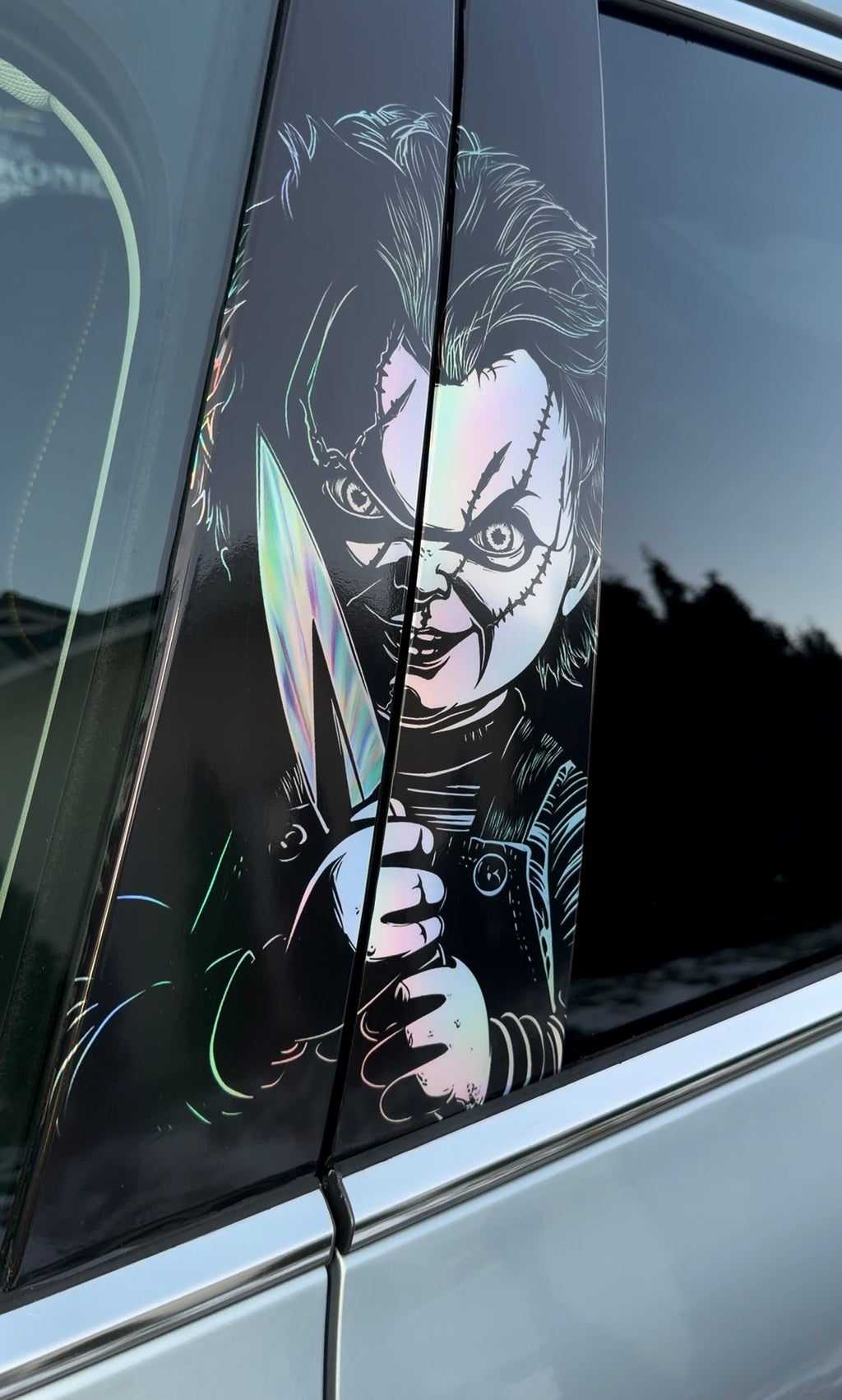 Chucky Doll Holographic B-Pillar Vinyl – Limited Art Edition (50 pcs Worldwide)