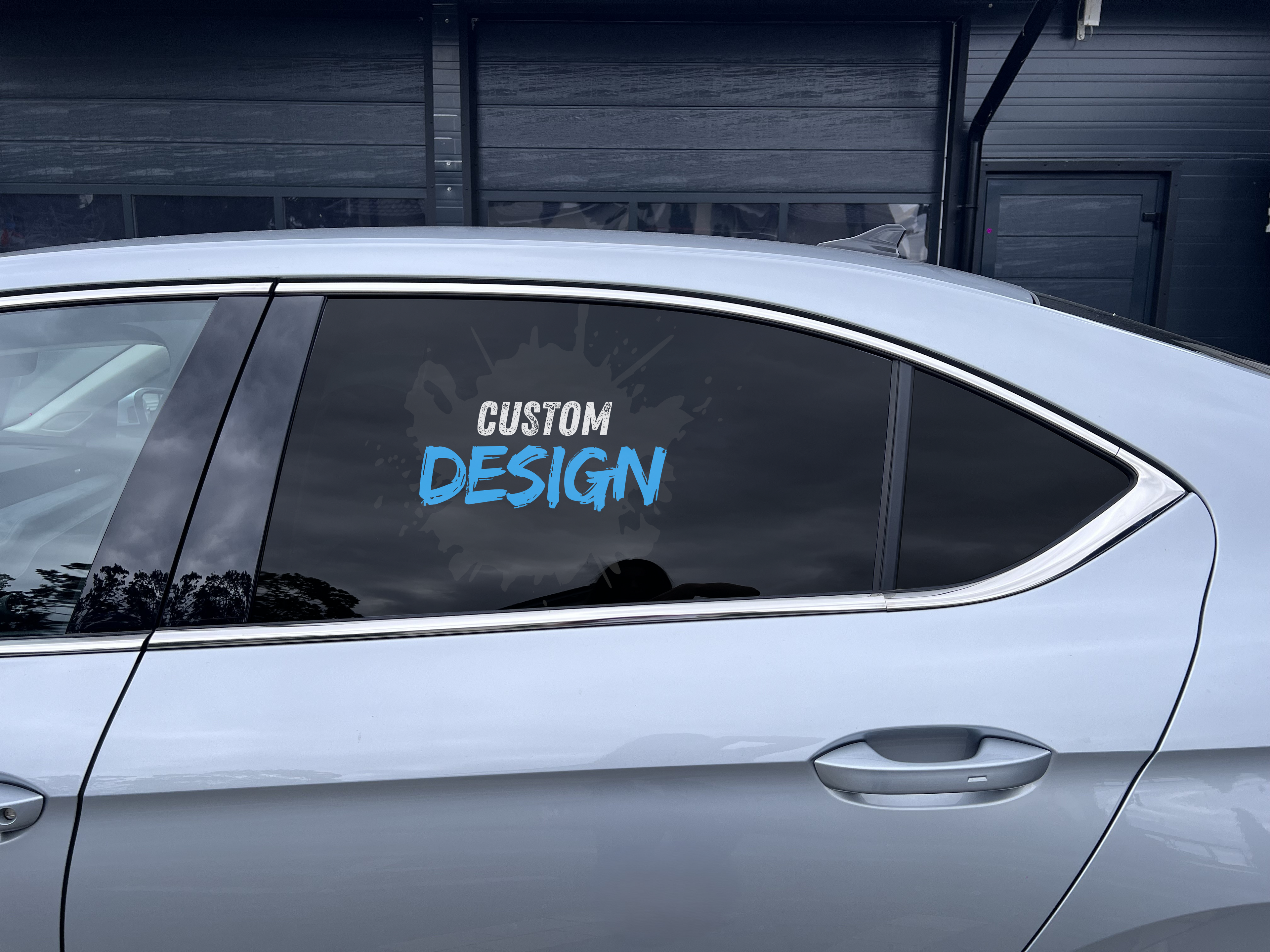 Custom Design One Way Vision Car Window Sticker – Premium Vinyl Window Decal, Your Idea, Custom Made