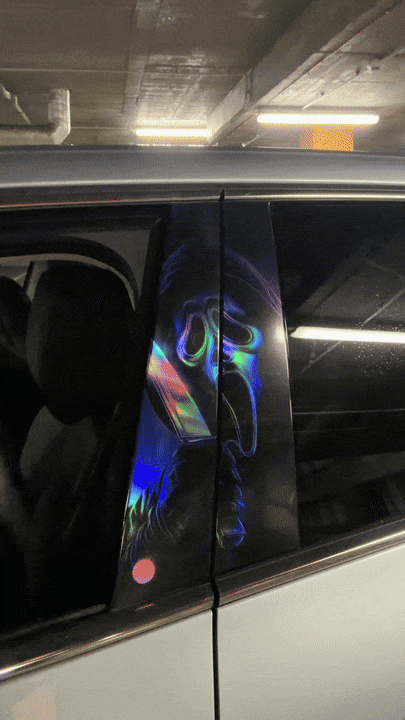 Ghostface Holographic B-Pillar Vinyl – Limited Art Edition (50 pcs Worldwide)