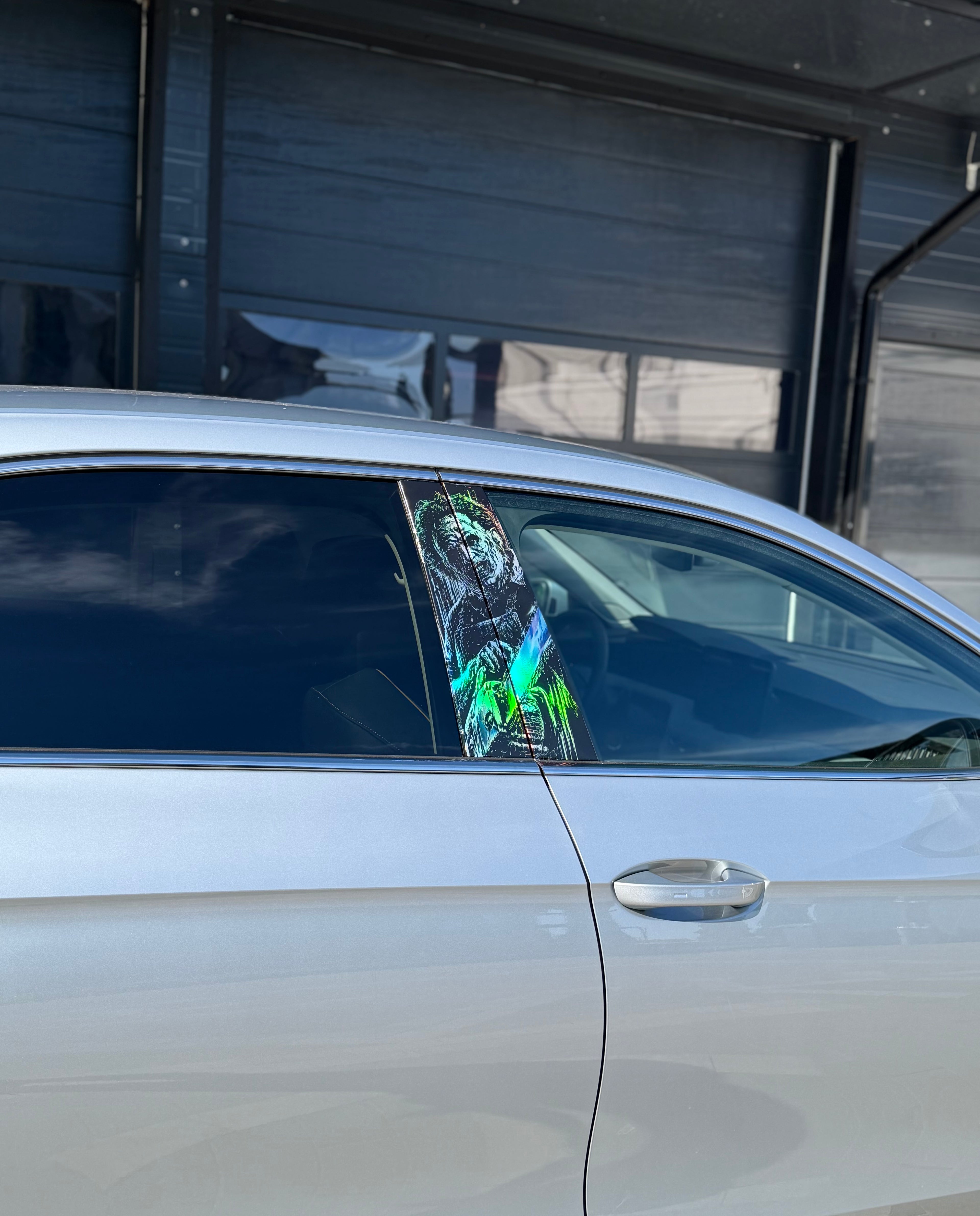 Leatherface Holographic Car Pillar Vinyl Limited Art Edition (50 pcs Worldwide)