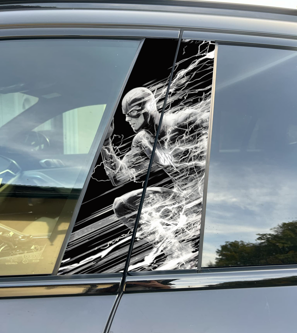 The Flash Holographic Car Pillar Vinyl Limited Art Edition (50 pcs Worldwide)