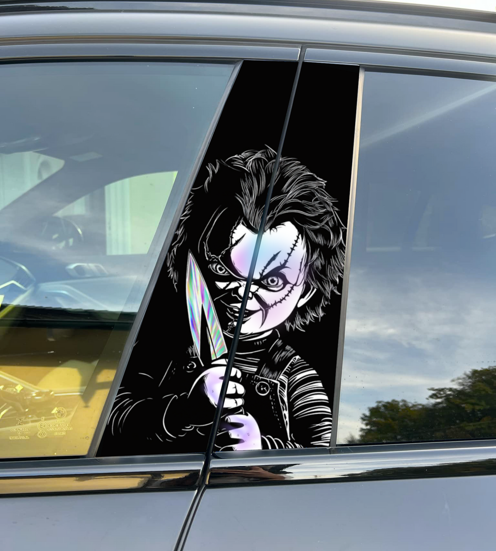 Chucky Doll Holographic B-Pillar Vinyl – Limited Art Edition (50 pcs Worldwide)