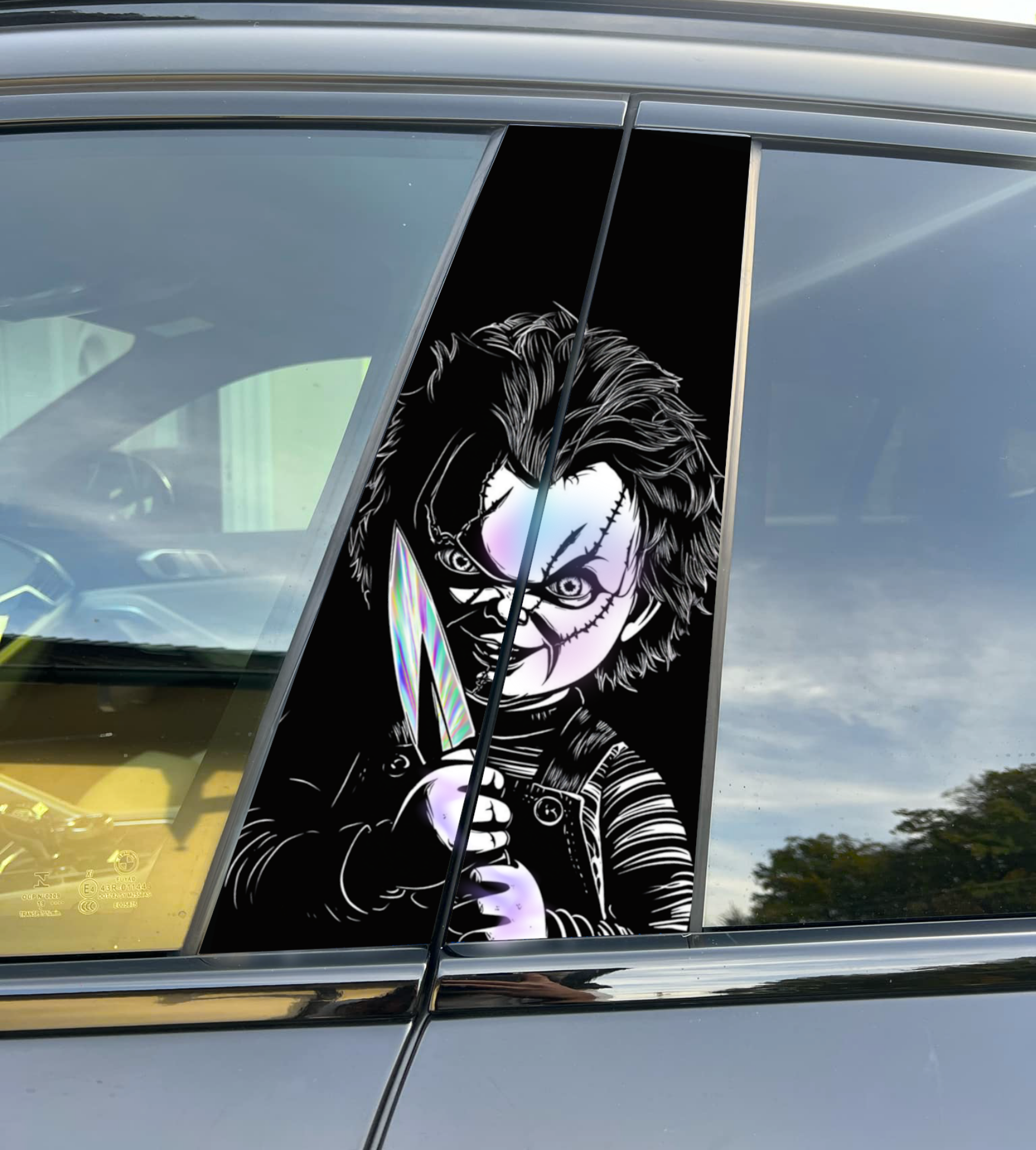 Chucky Doll Holographic B-Pillar Vinyl – Limited Art Edition (50 pcs Worldwide)