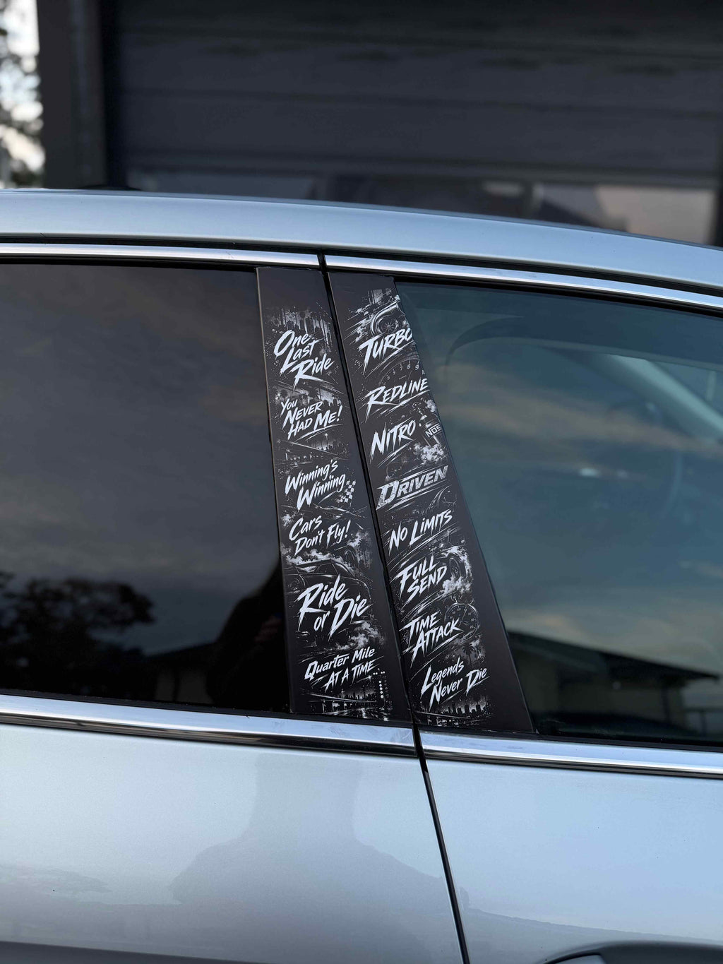 Fast and Furious Car Pillar Sticker, Universal Fit