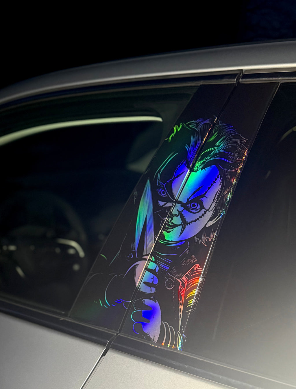 Chucky Doll Holographic B-Pillar Vinyl – Limited Art Edition (50 pcs Worldwide)