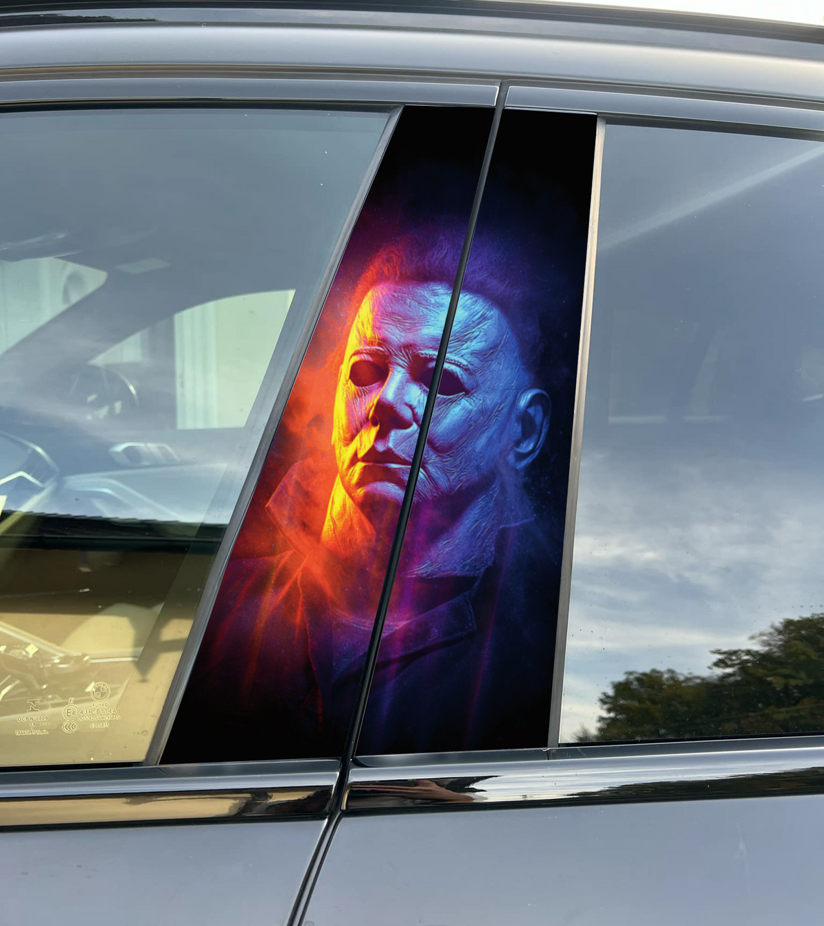 Michael Myers 003 Holographic Car Pillar Vinyl Limited Art Edition (50 pcs Worldwide)
