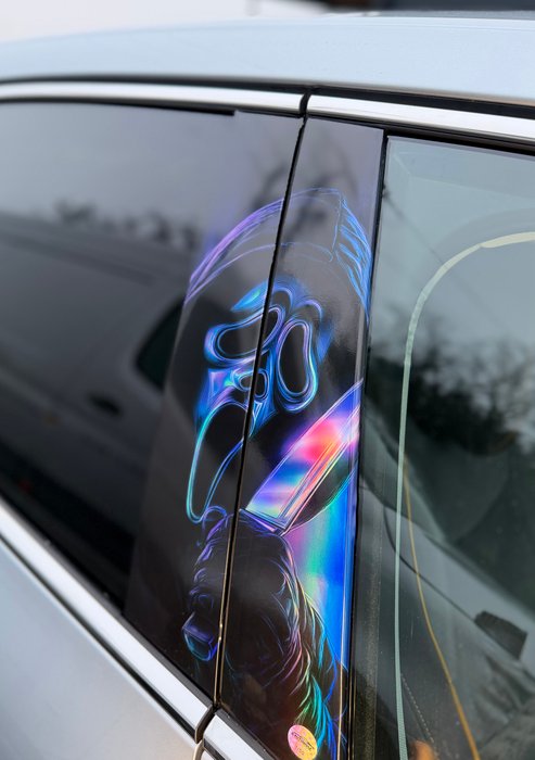 Ghostface Holographic B-Pillar Vinyl – Limited Art Edition (50 pcs Worldwide)