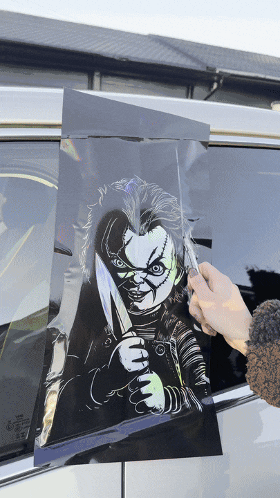 Chucky Doll Holographic B-Pillar Vinyl – Limited Art Edition (50 pcs Worldwide)